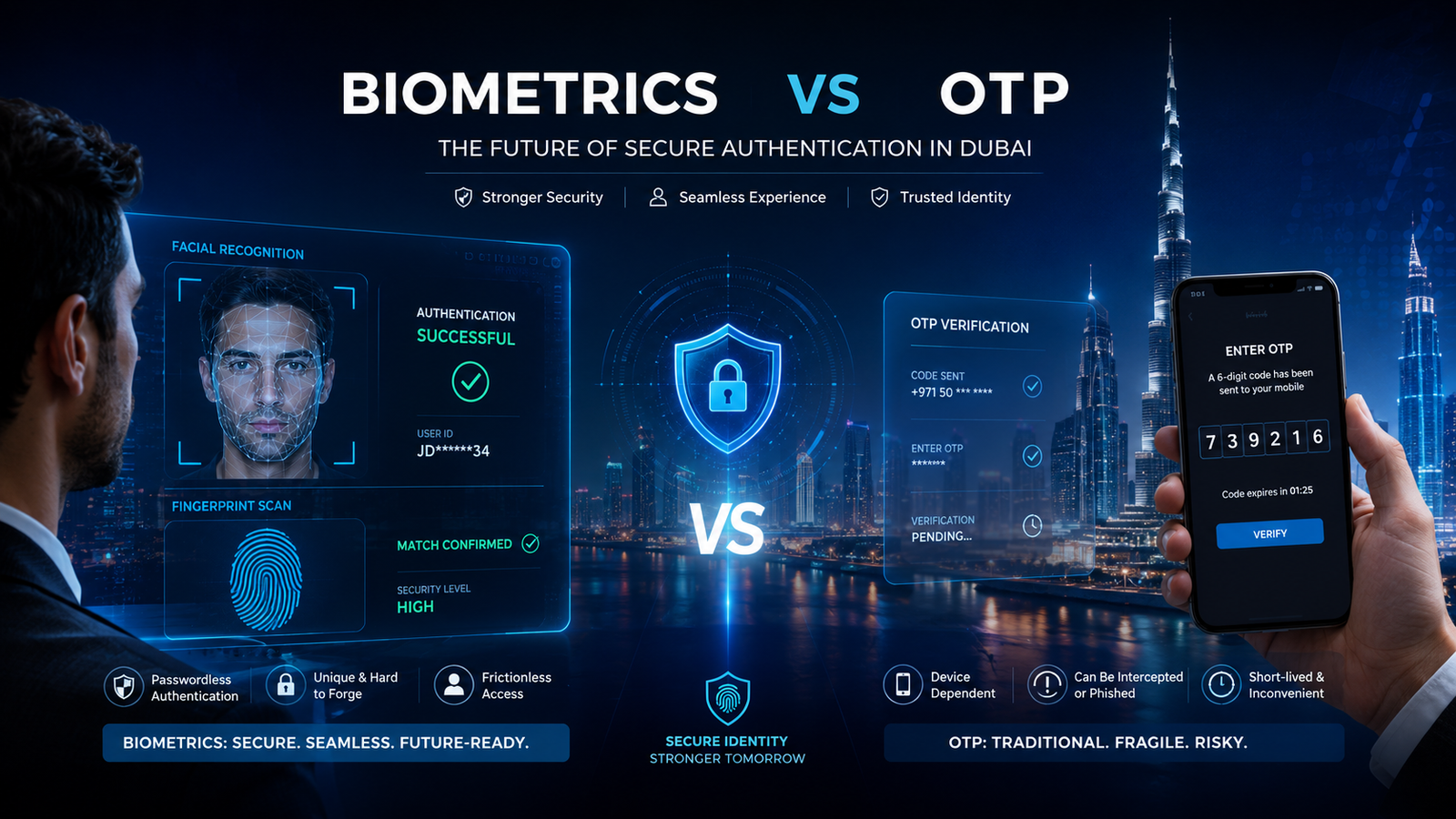 Biometrics vs OTP: Why Dubai Is Moving Beyond Passwords