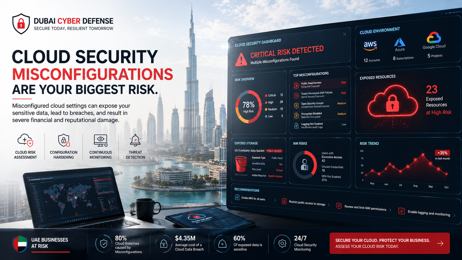 Cloud Security Misconfigurations: The Silent Risk for UAE Companies