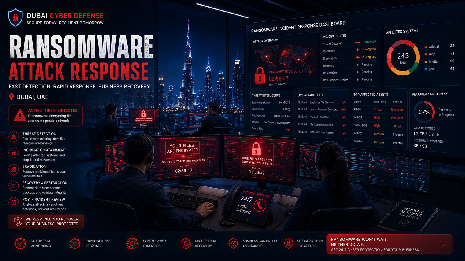 How to Respond to a Ransomware Attack as a Dubai Business