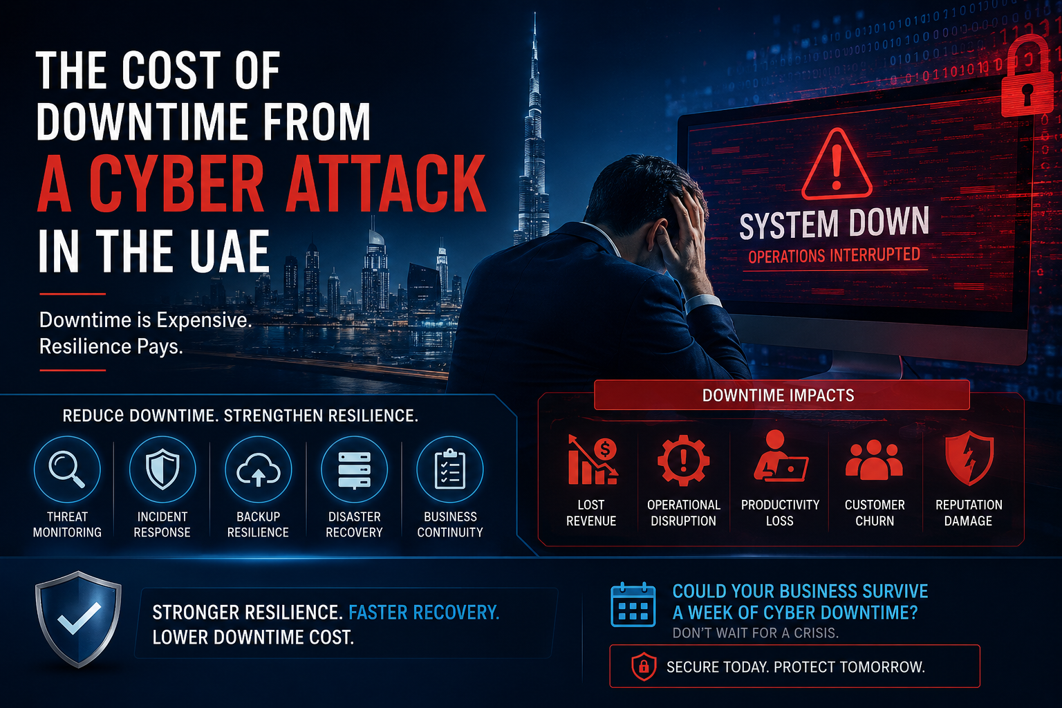 The Cost of Downtime From a Cyber Attack in the UAE