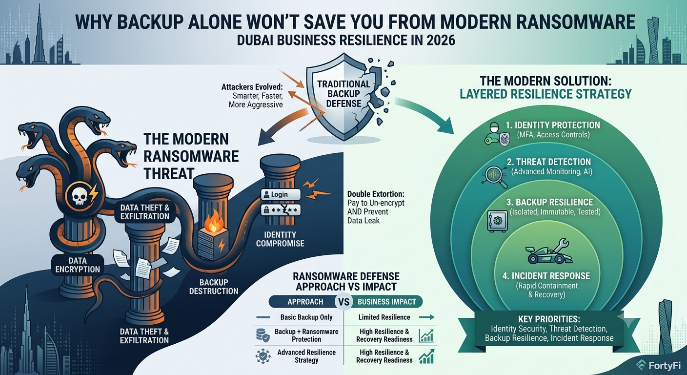 Why Backup Alone Won't Save You From Modern Ransomware in Dubai