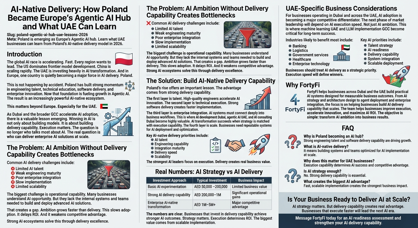 AI-Native Delivery: How Poland Became Europe's Agentic AI Hub and What UAE Can Learn