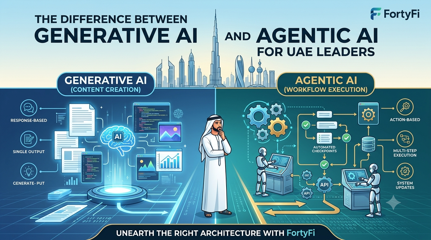 The Difference Between Generative AI and Agentic AI for UAE Leaders