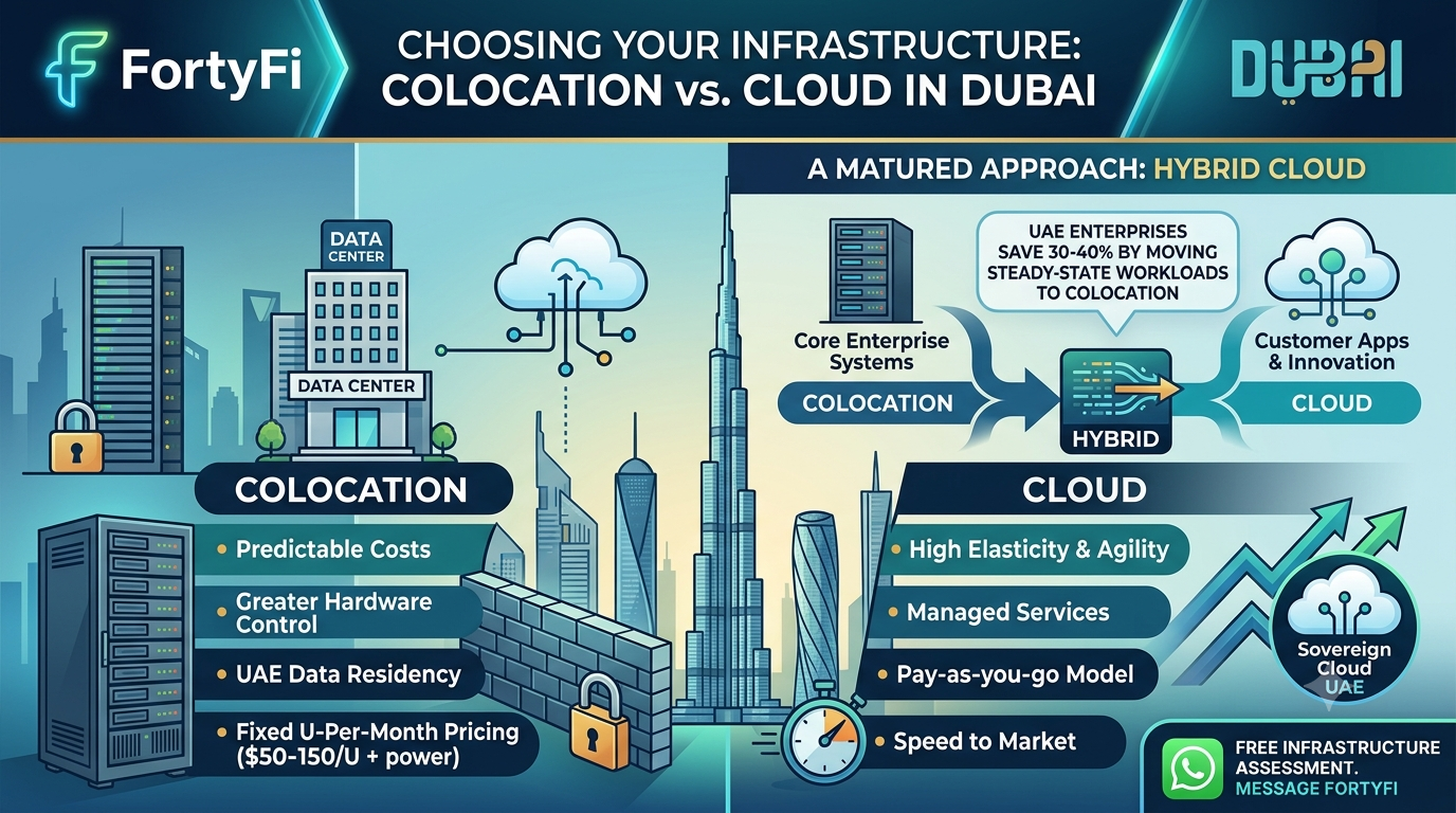 Choosing Between Colocation and Cloud for Your Dubai Workloads