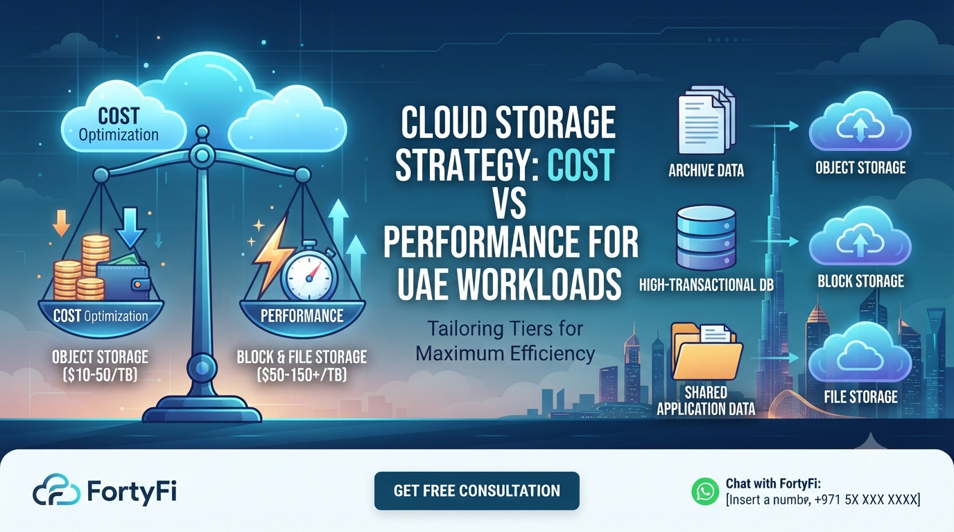 Storage Strategy in the Cloud: Cost vs Performance for UAE Workloads