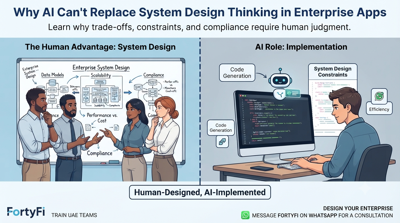 Why AI Can't Replace System Design Thinking in Enterprise Apps