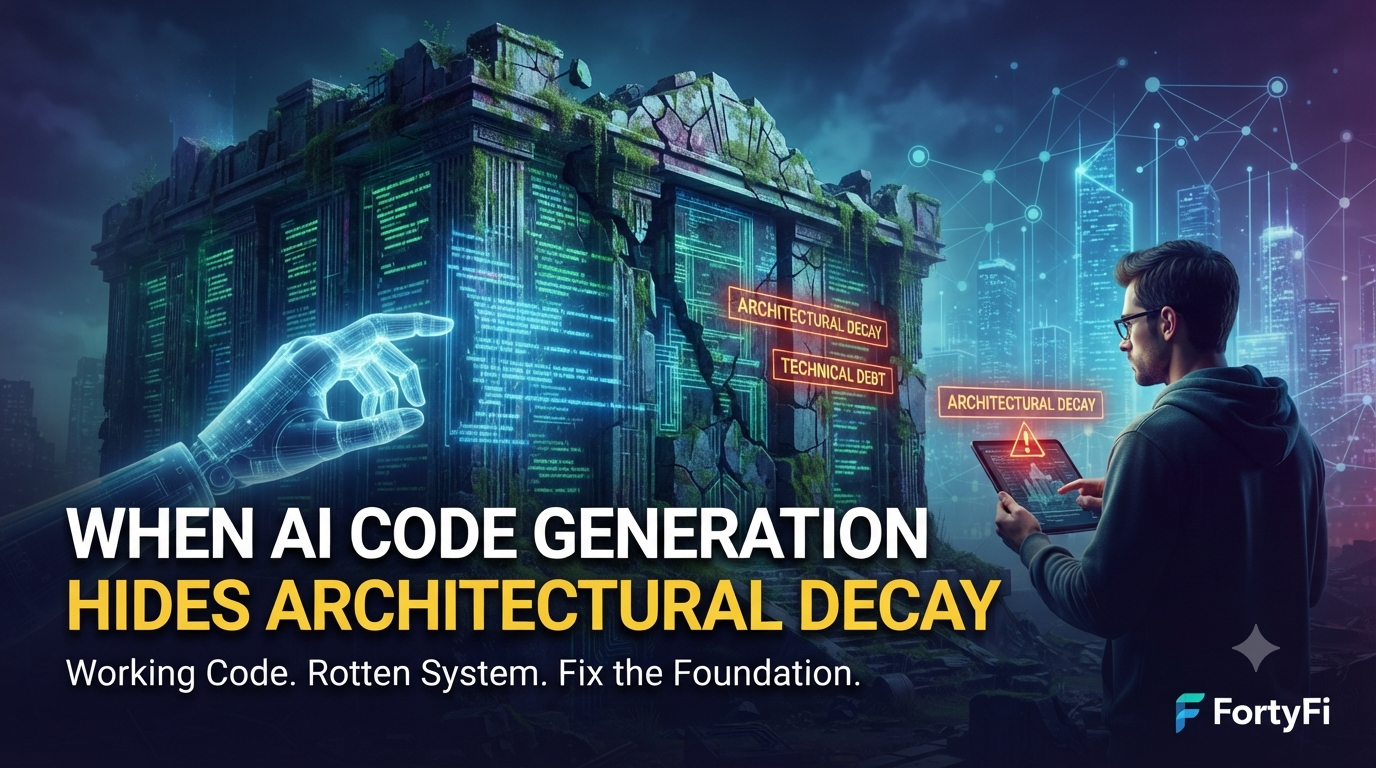When AI Code Generation Hides Architectural Decay