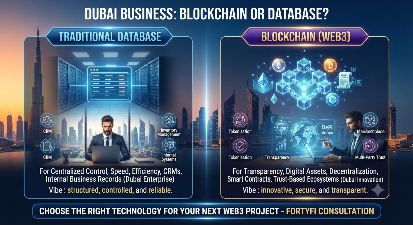 Blockchain vs Database: When Your Dubai Business Actually Needs Web3