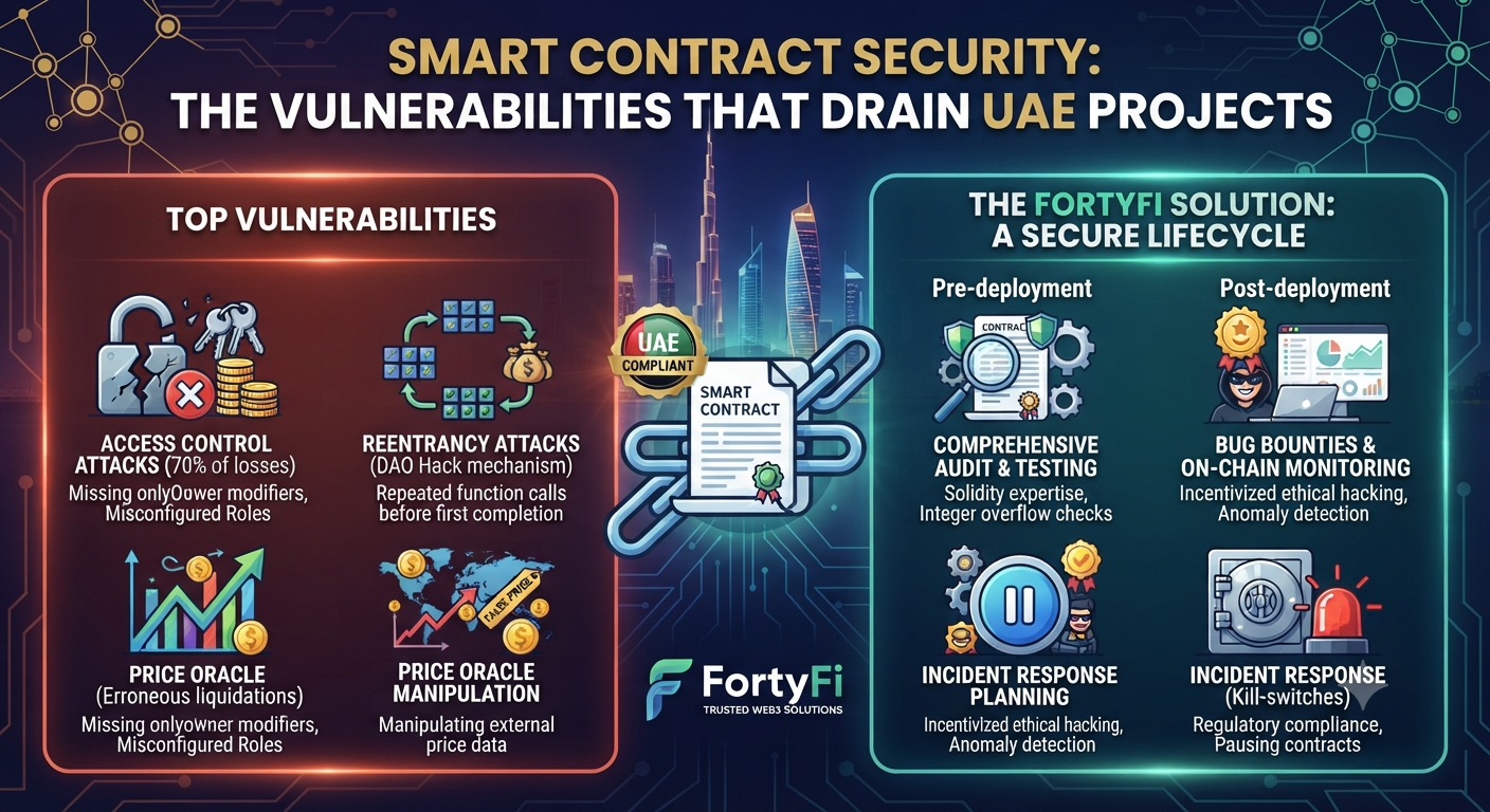 Smart Contract Security: The Vulnerabilities That Drain UAE Projects