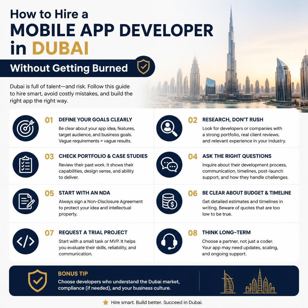How to Hire a Mobile App Developer in Dubai Without Getting Burned
