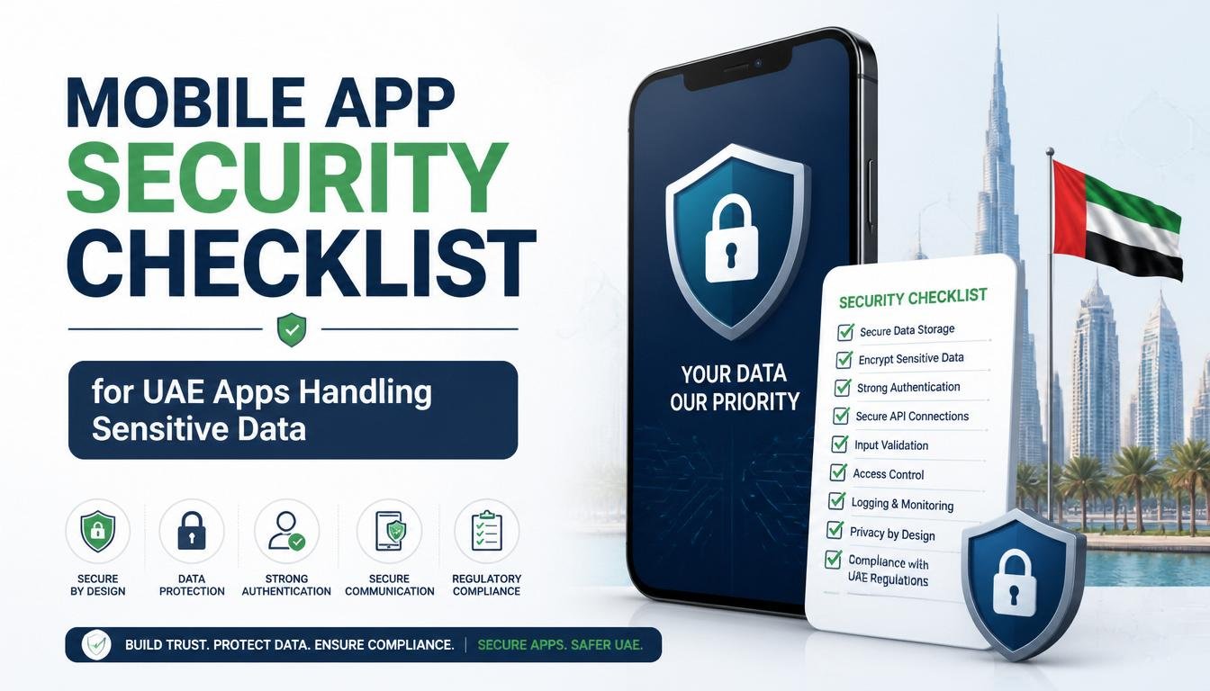 Mobile App Security Checklist for UAE Apps Handling Sensitive Data