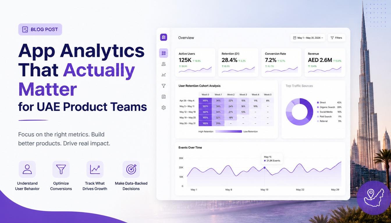 App Analytics That Actually Matter for UAE Product Teams