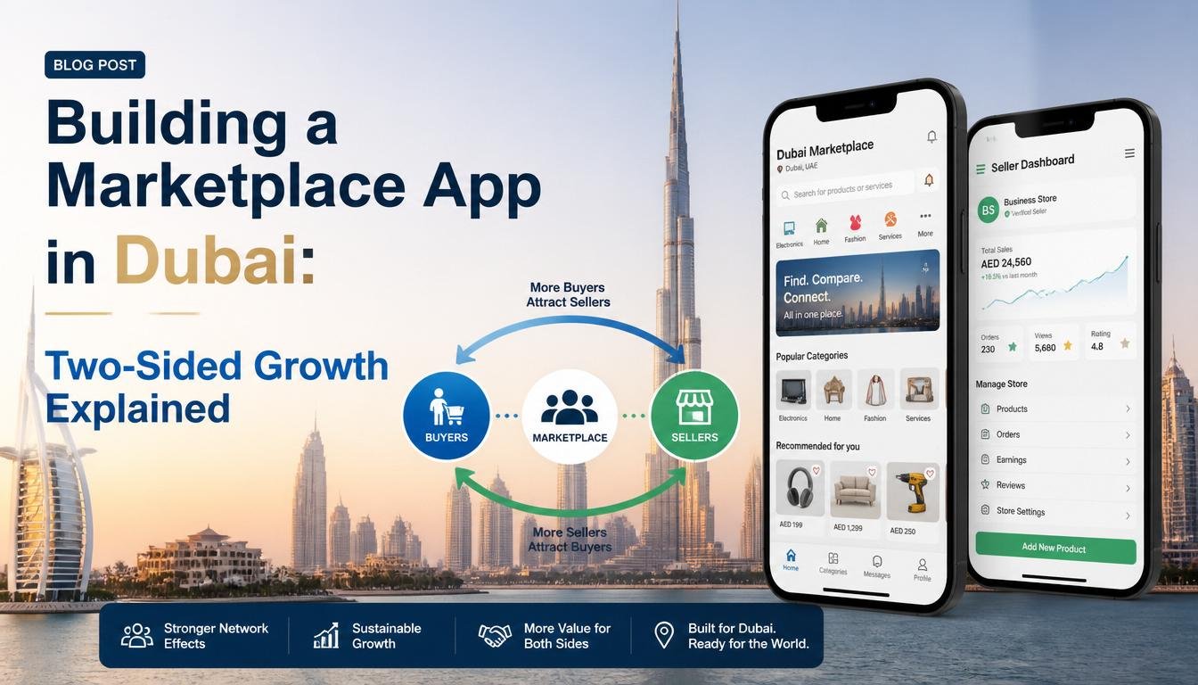 Building a Marketplace App in Dubai: Two-Sided Growth Explained