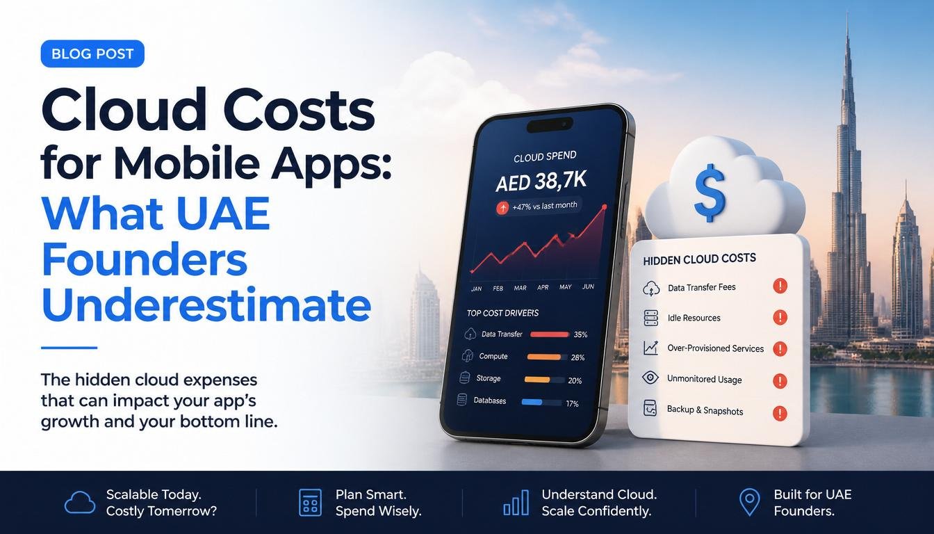 Cloud Costs for Mobile Apps: What UAE Founders Underestimate