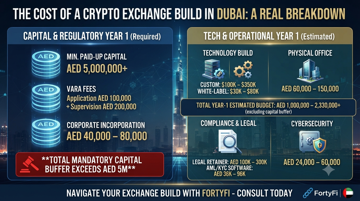 The Cost of a Crypto Exchange Build in Dubai: A Real Breakdown