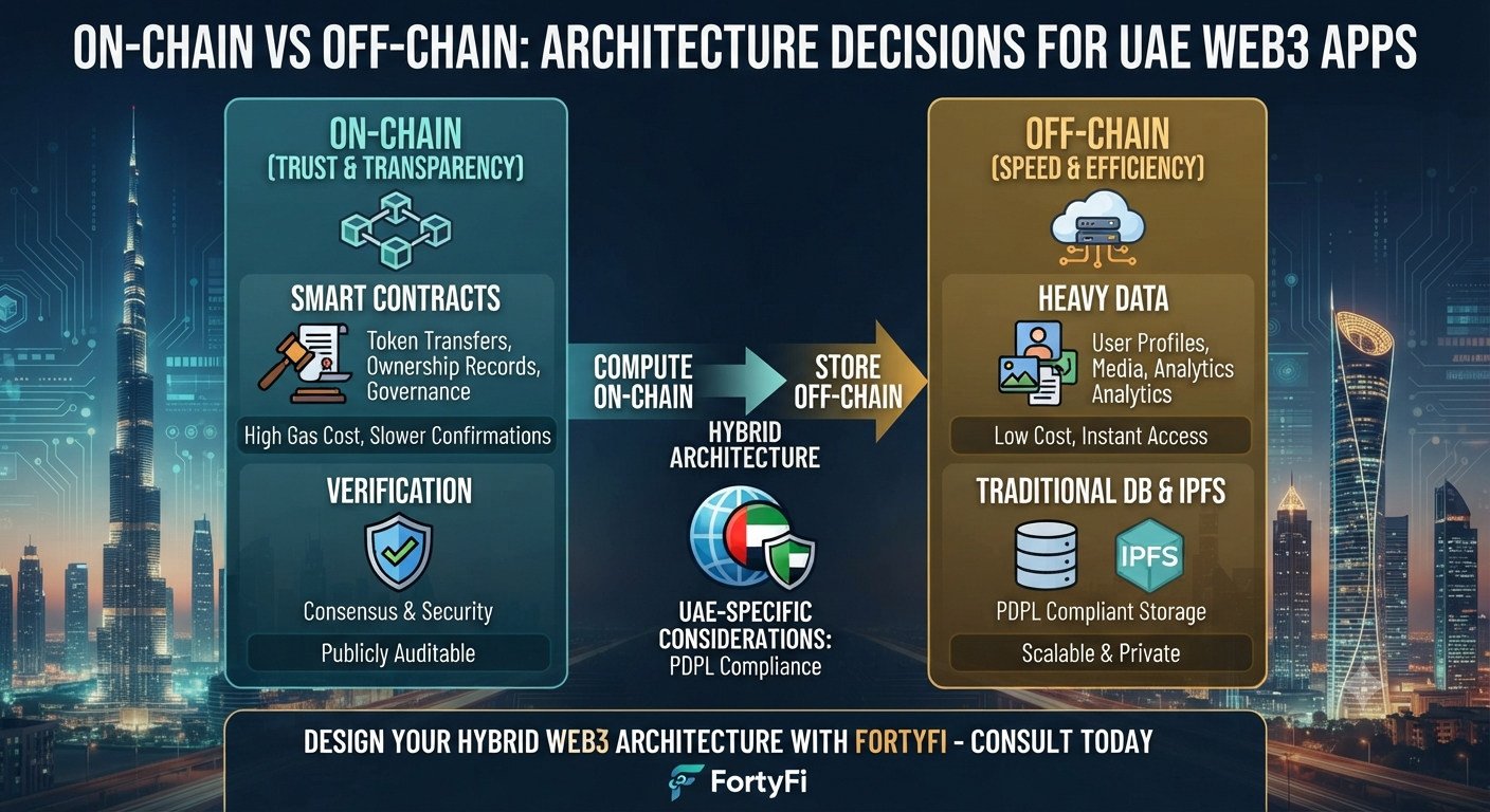On-Chain vs Off-Chain: Architecture Decisions for UAE Web3 Apps