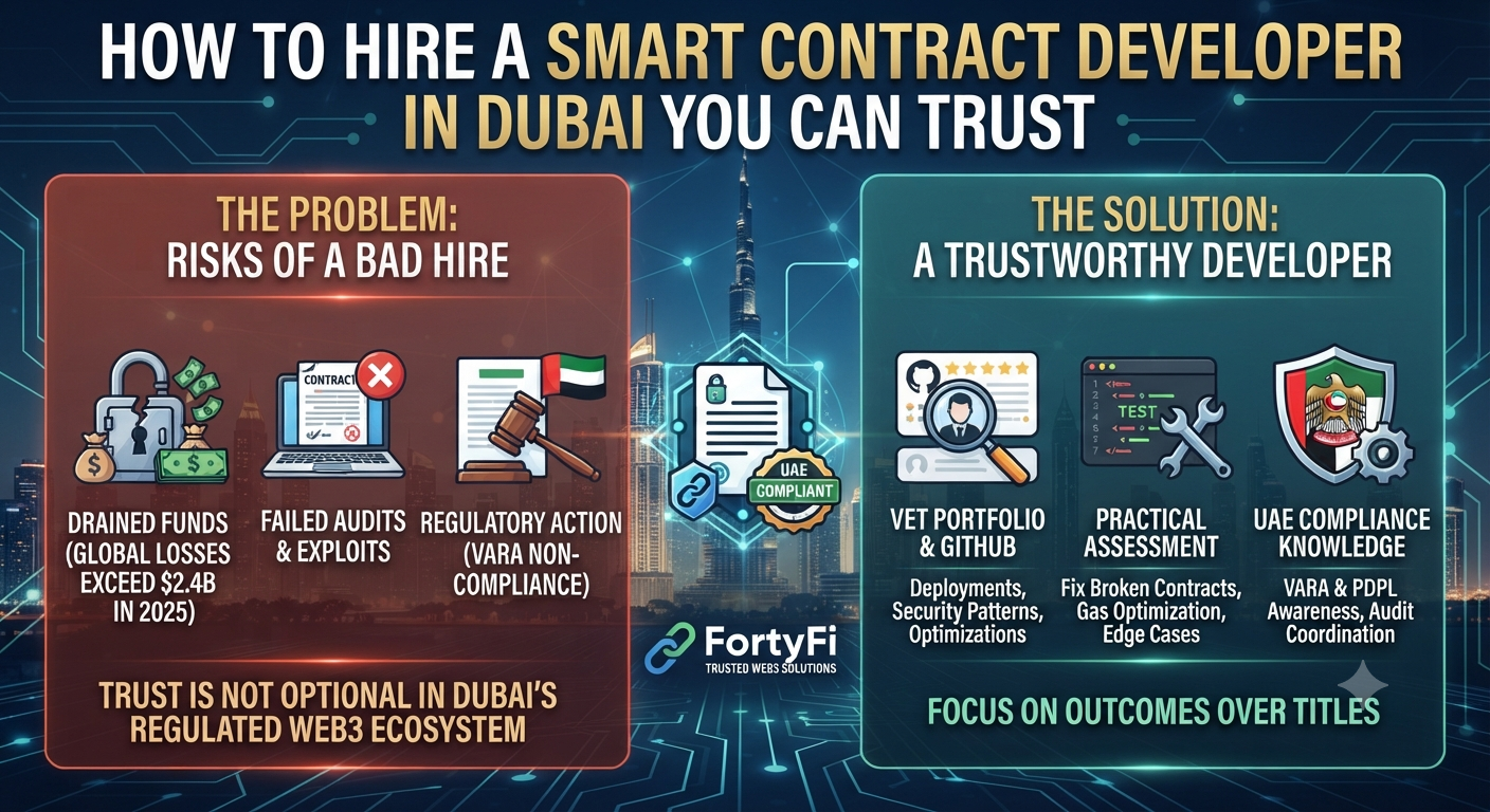 How to Hire a Smart Contract Developer in Dubai You Can Trust