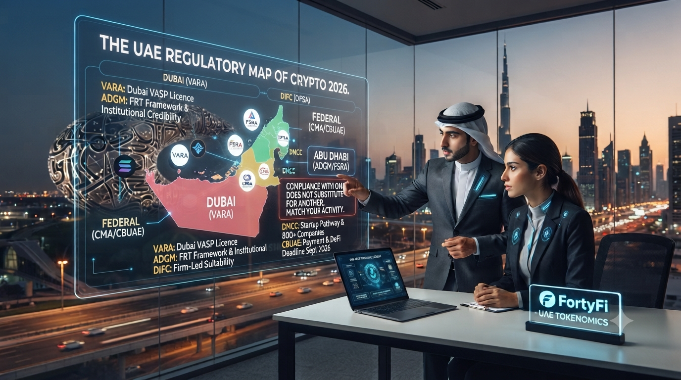 The Regulatory Map of Crypto in the UAE: VARA, ADGM, and DMCC