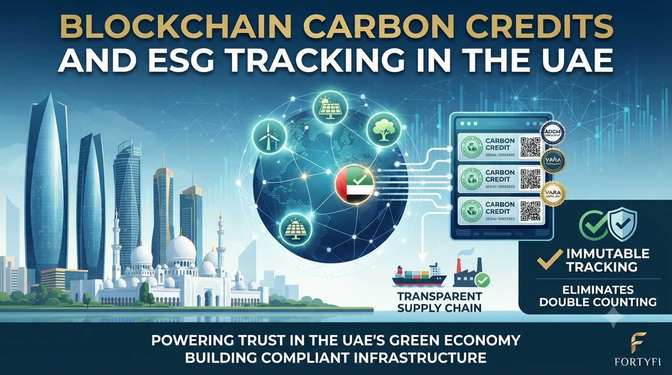 Blockchain Carbon Credits and ESG Tracking in the UAE