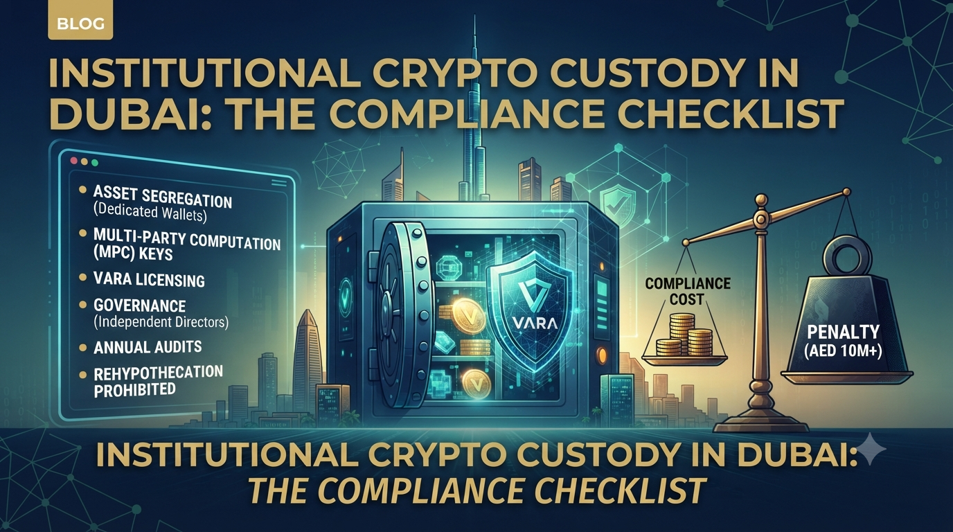 Institutional Crypto Custody in Dubai: The Compliance Checklist