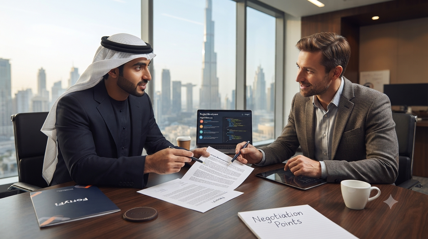 How to Negotiate a Fair Software Development Contract in Dubai
