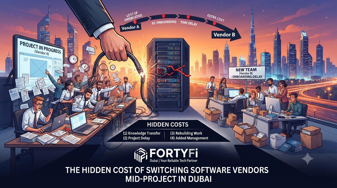 The Hidden Cost of Switching Software Vendors Mid-Project in Dubai