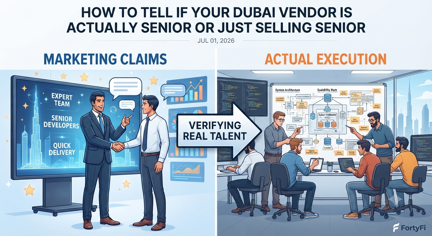 How to Tell If Your Dubai Vendor Is Actually Senior or Just Selling Senior