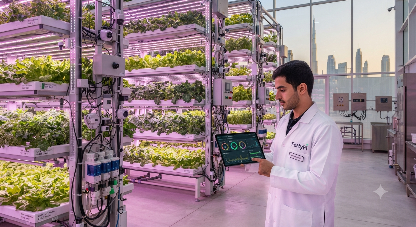 Agriculture Tech in the UAE: Vertical Farming and IoT Monitoring