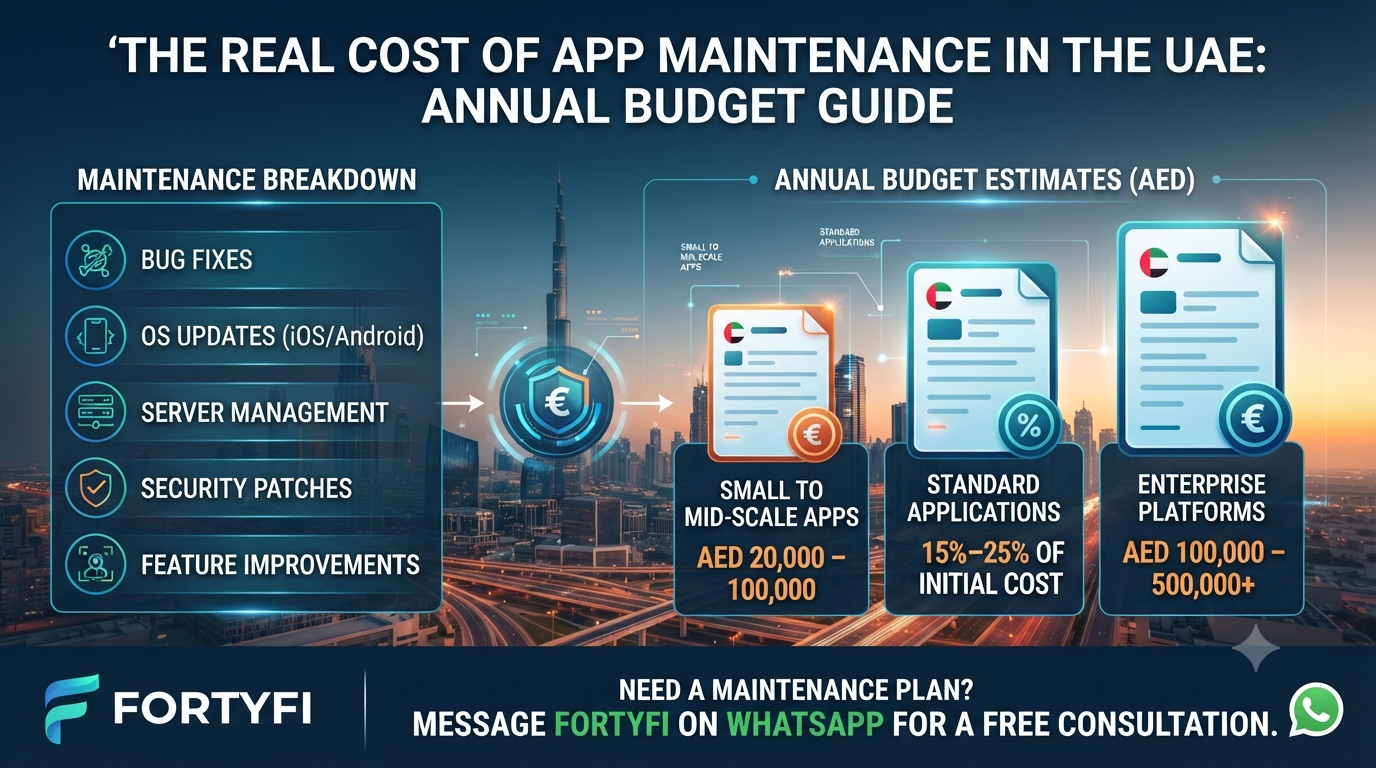 The Real Cost of App Maintenance in the UAE: Annual Budget Guide