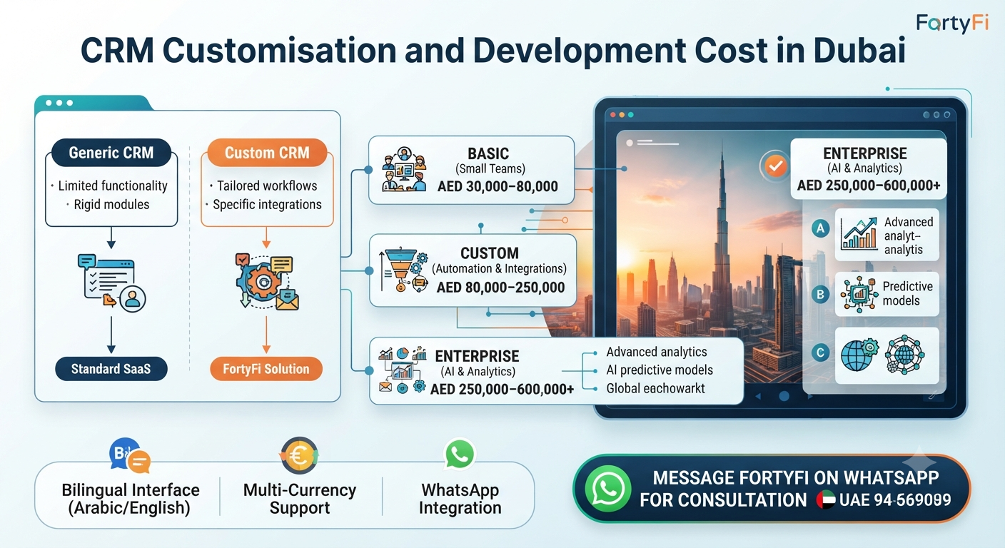 CRM Customisation and Development Cost in Dubai