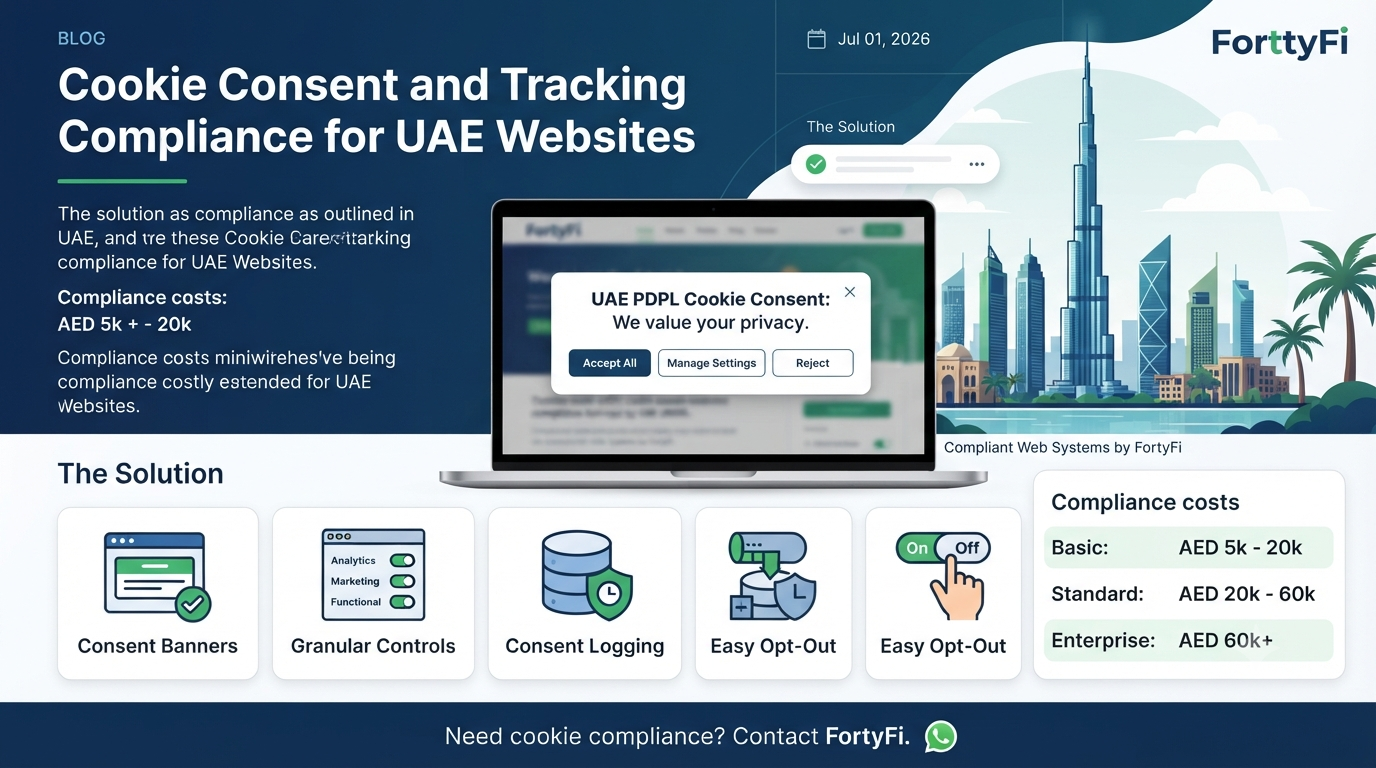 Cookie Consent and Tracking Compliance for UAE Websites